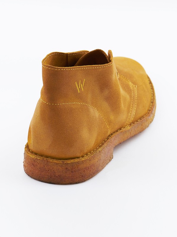 靴 yello DESERT SHORT BOOTS Wally Walker - Mustard colored men's boot