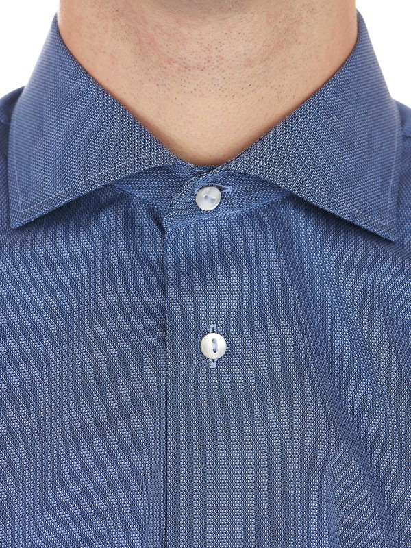 Marcus - Light blue men's shirt no iron