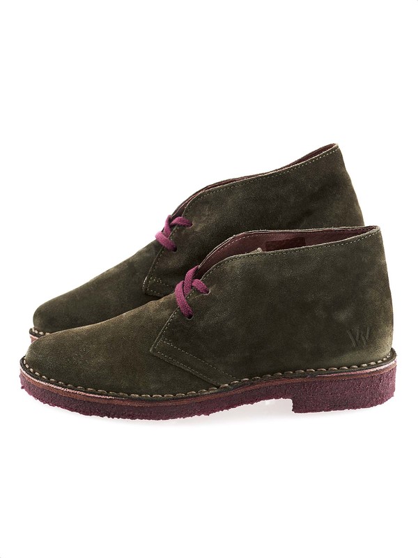 green desert boots womens