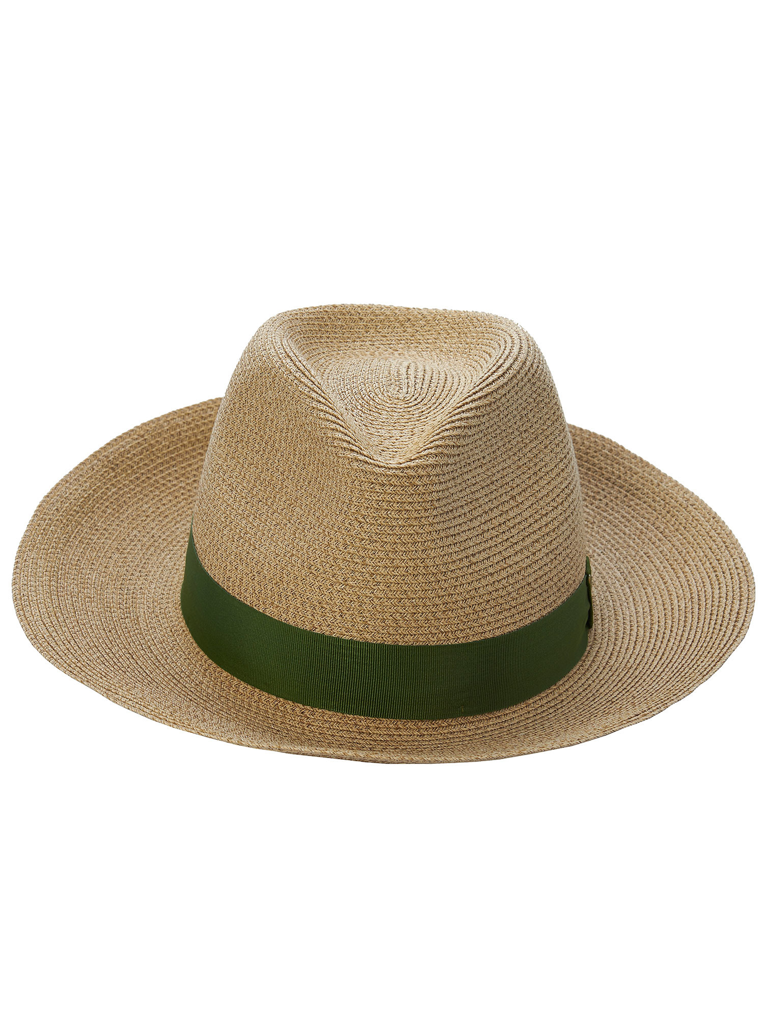 panama hat with green band