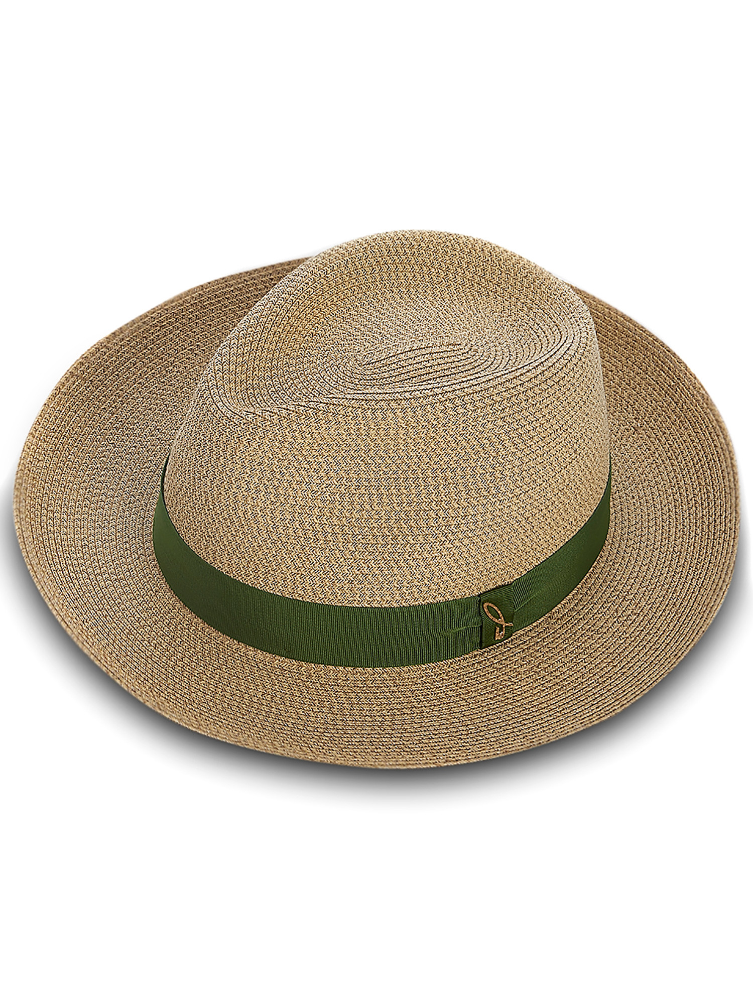 panama hat with green band