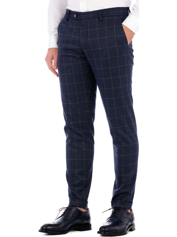 Pantalon classique best sale a carreaux homme