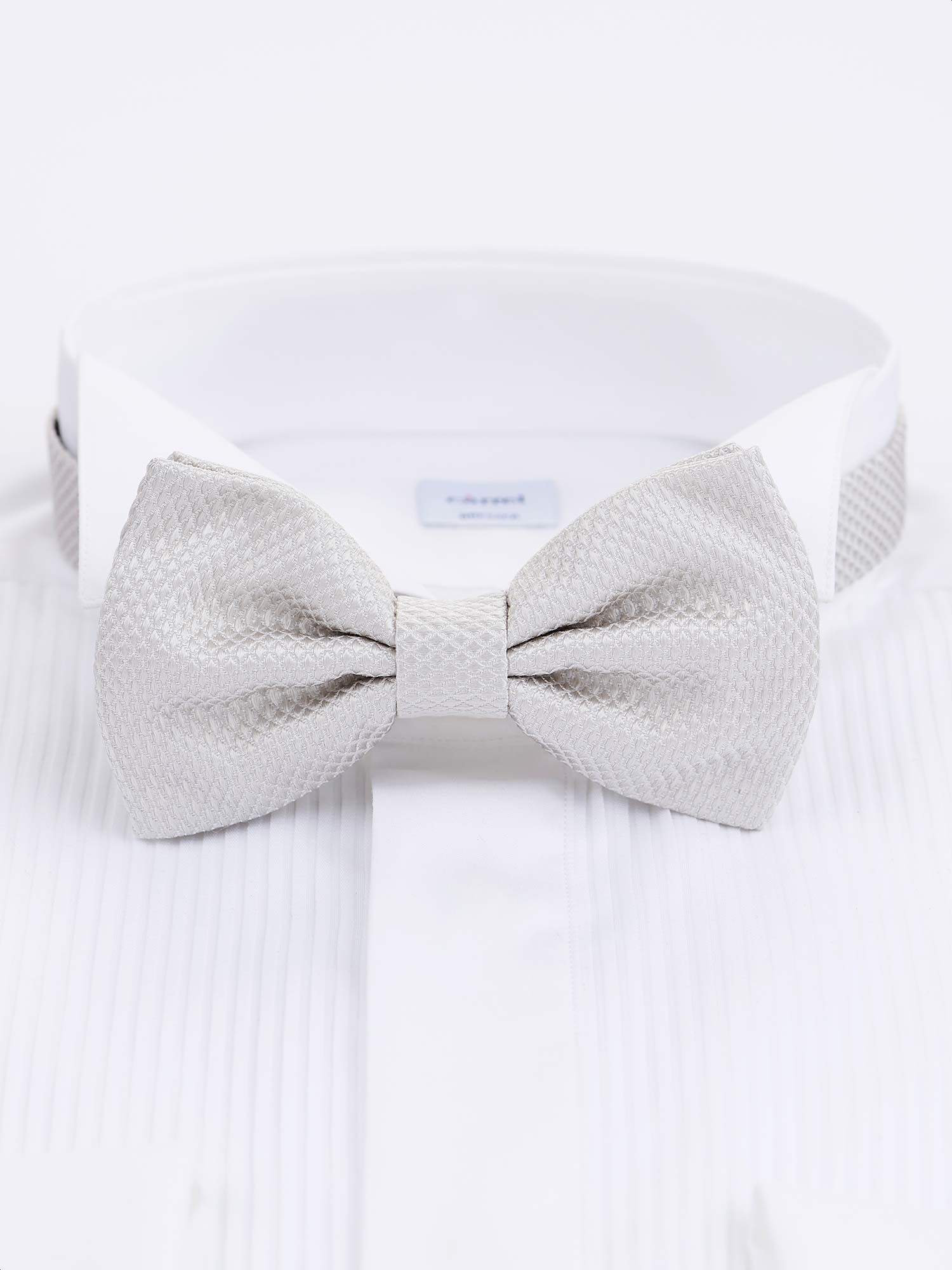 Papillon Bianco Già Legato - Regolabile, 100% Poliestere, Per Uomo - Foto 4