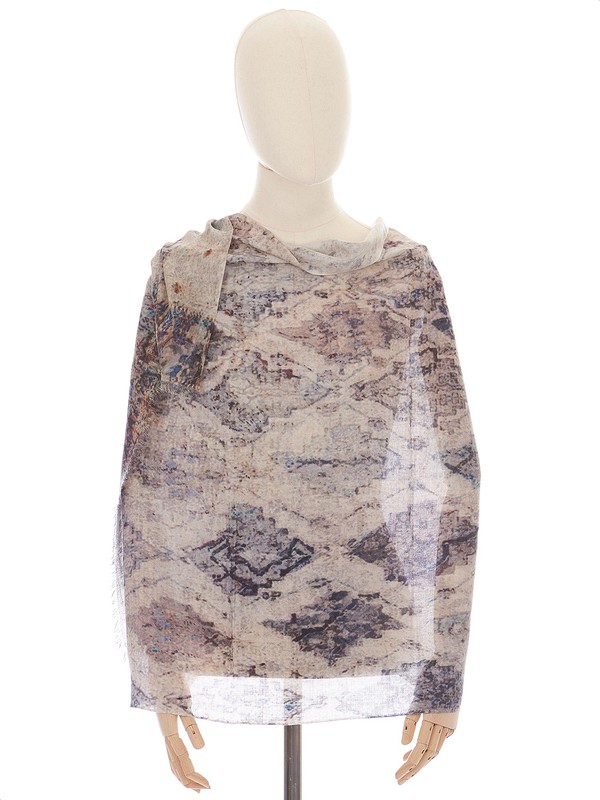 Elegante E Confortevole Sciarpa Di Seta Pashmina - Foto 3