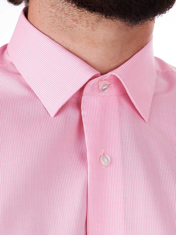 Pink shirt for men non-iron treatment - Marcus
