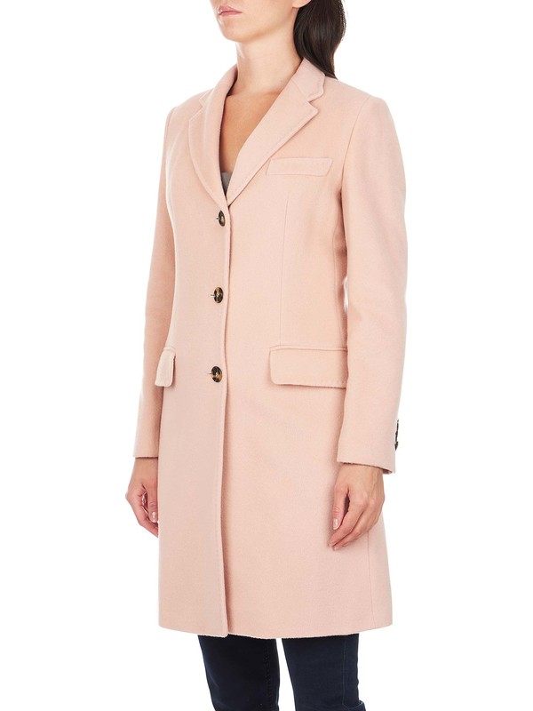 Burberry pink hot sale cashmere coat