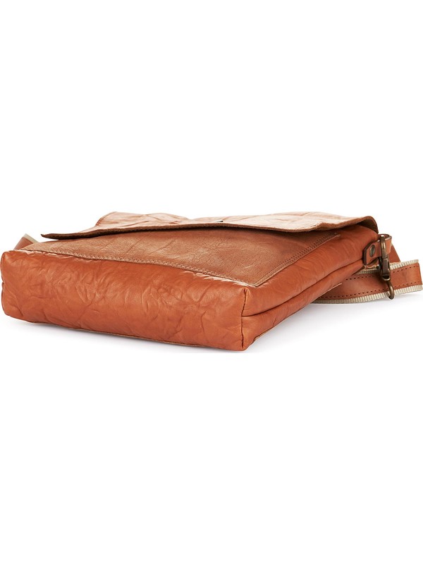 Brown Vintage Leather Postman Messenger Bag, Size: 10