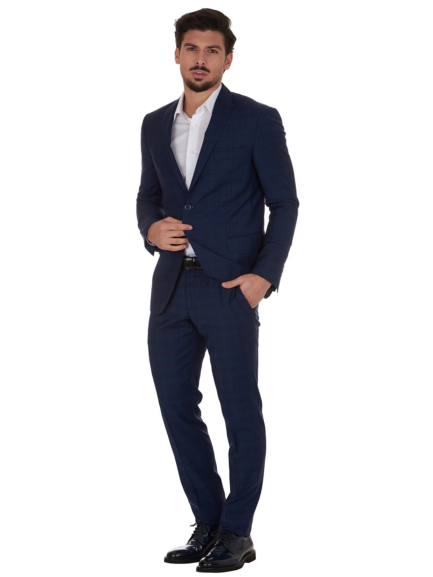 Sarti Toscani - Prince of Wales blue suit