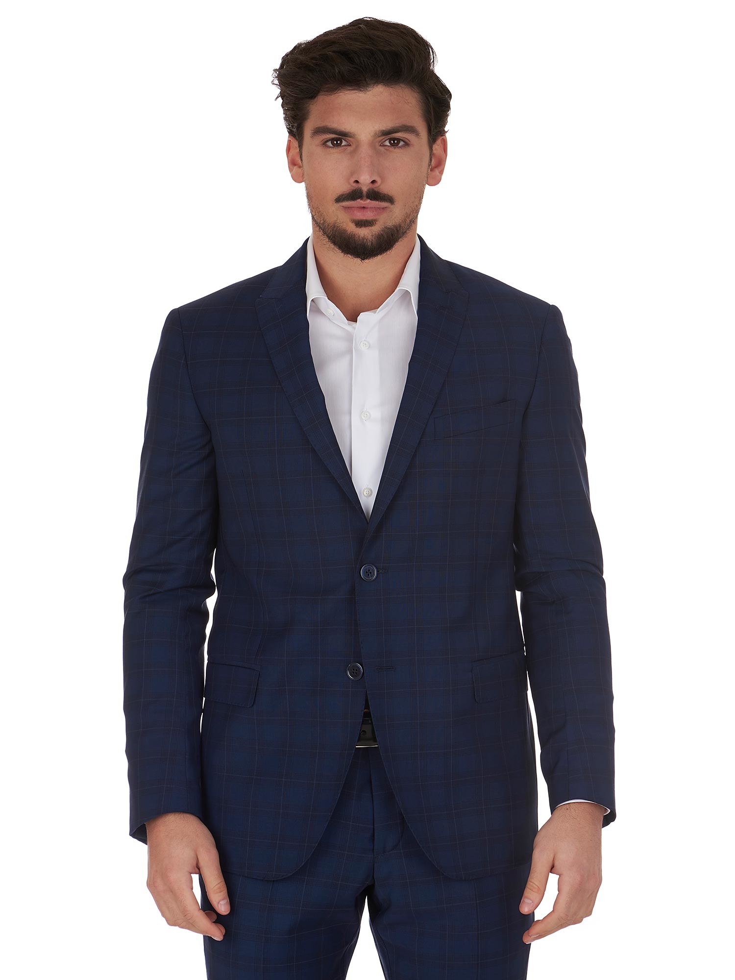 Sarti Toscani - Prince of Wales blue suit