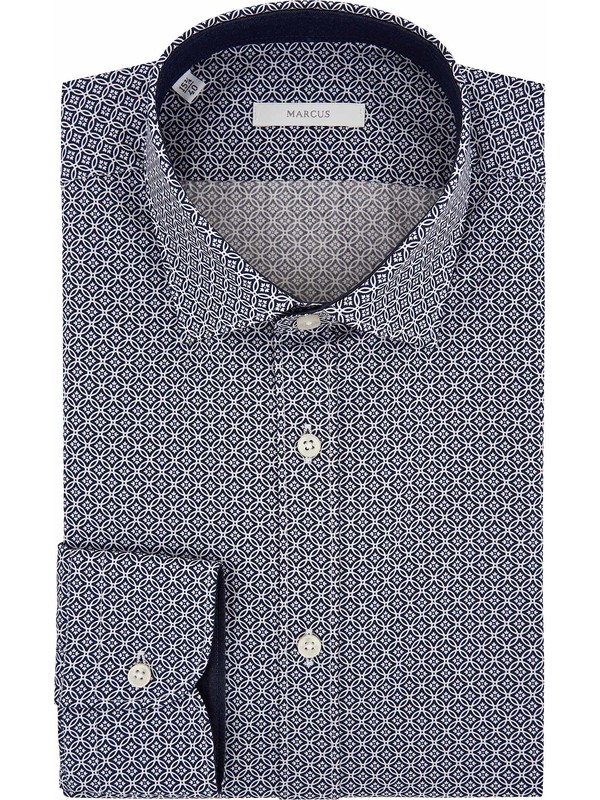 Printed cotton shirt - Marcus