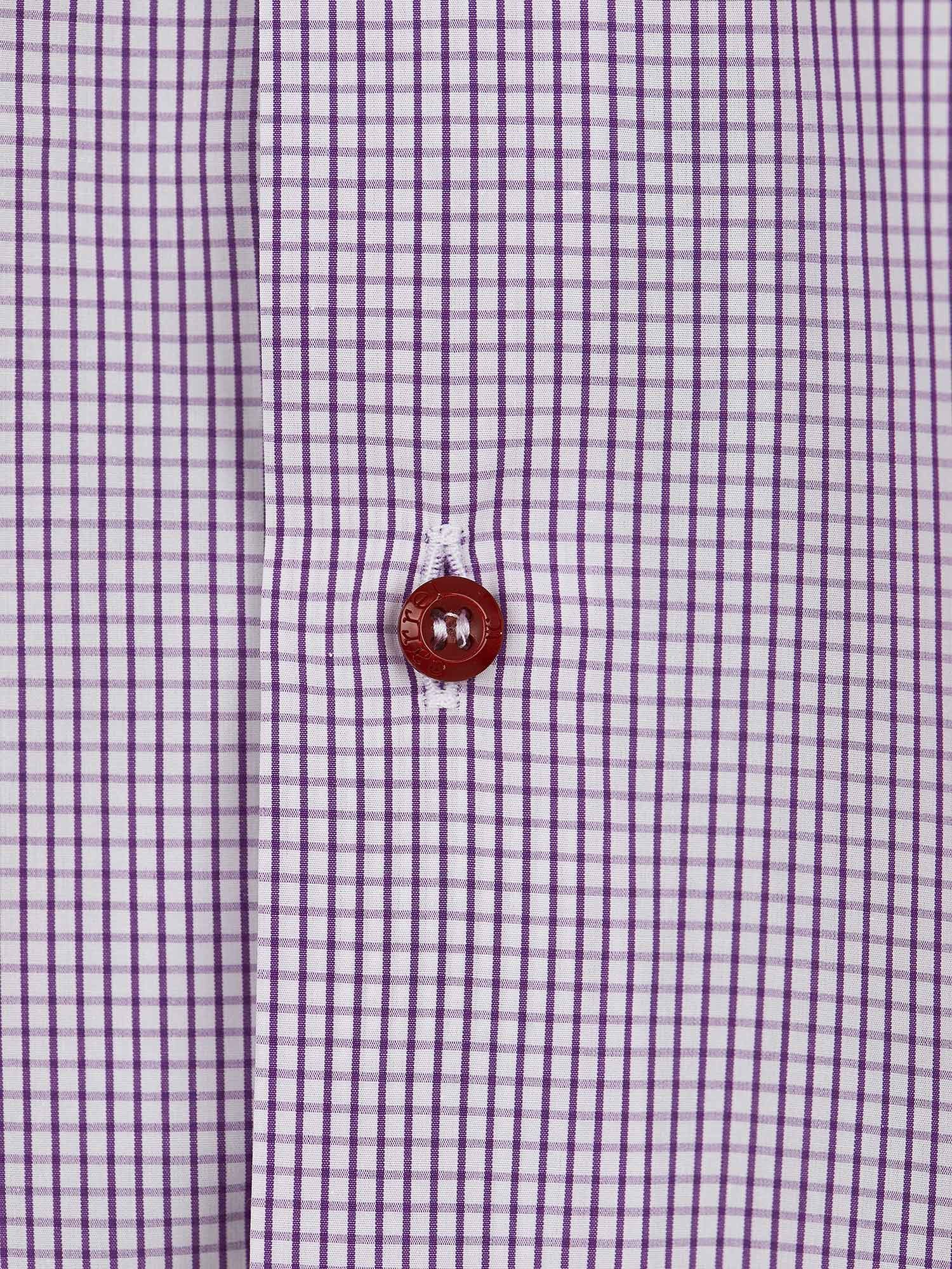 Red and white checked men's shirt - Càrrel