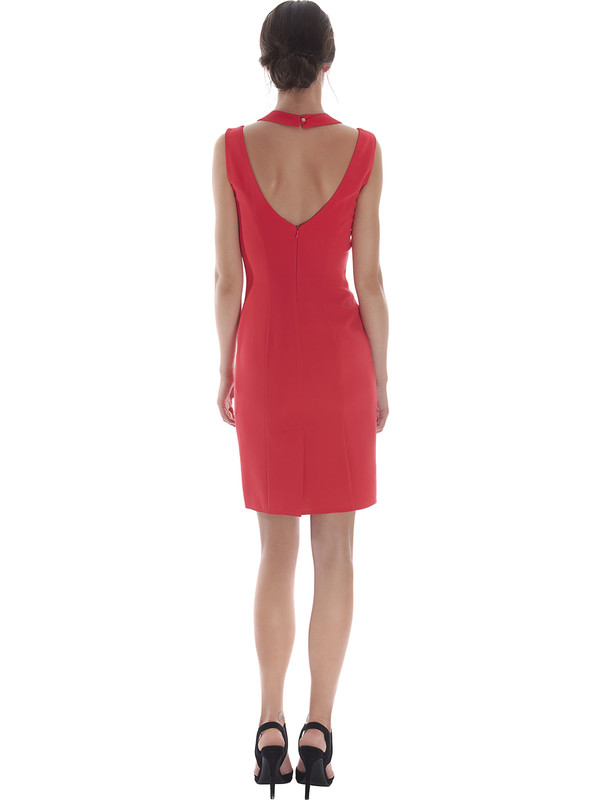 Red Halter Neck Dress main image 1