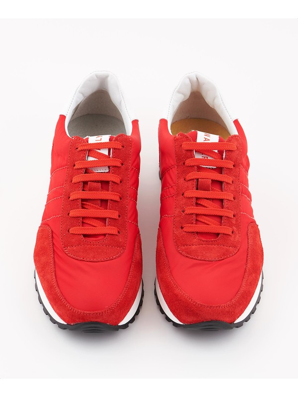Runner red shoe made in Italy - Wally Walker