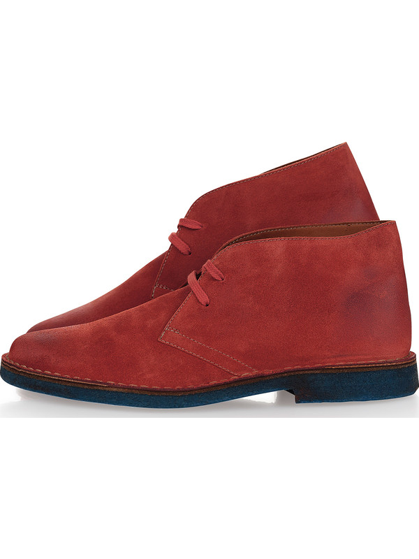 Clarks desert boot red best sale