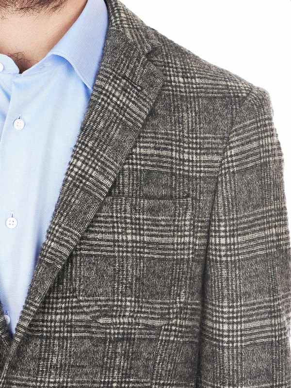 COOTIE / Glen Check Wool Chester Coat -Glen Check-