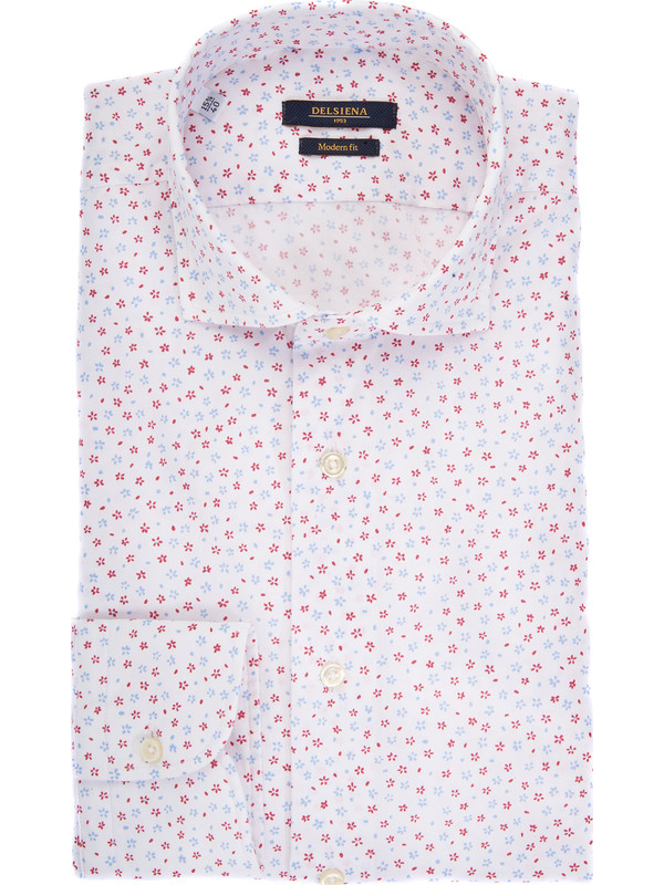 White shirt with small flowers Delsiena