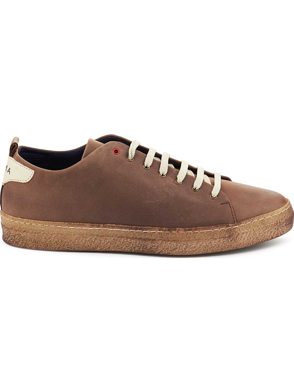 sneakers in nubuck leather with natural rubber sole 16422