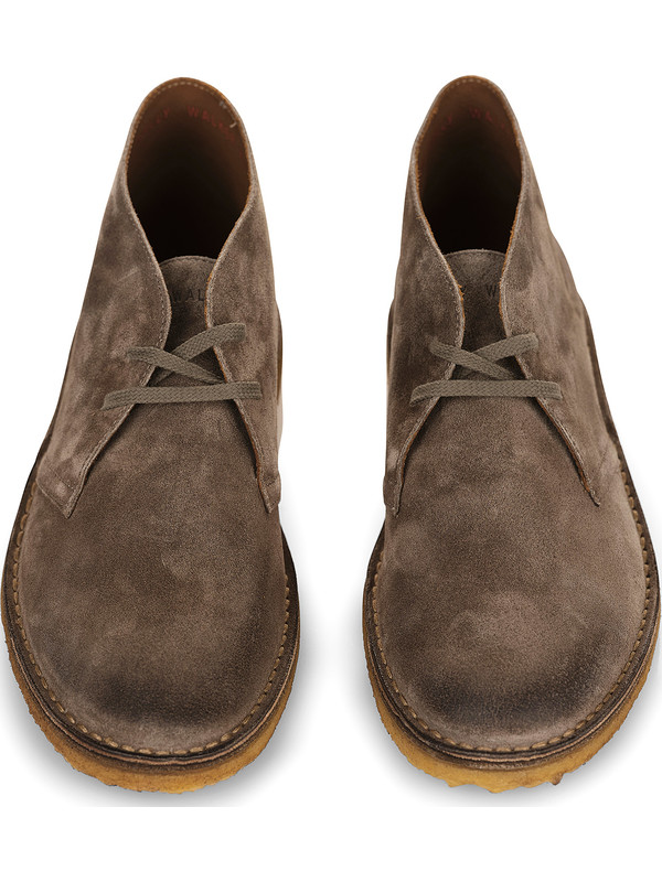 Wally Walker Chukka Boots Mens 12 Leather Suede Italy Made Lace Up Casual Formal Wally Walker men main image 4
