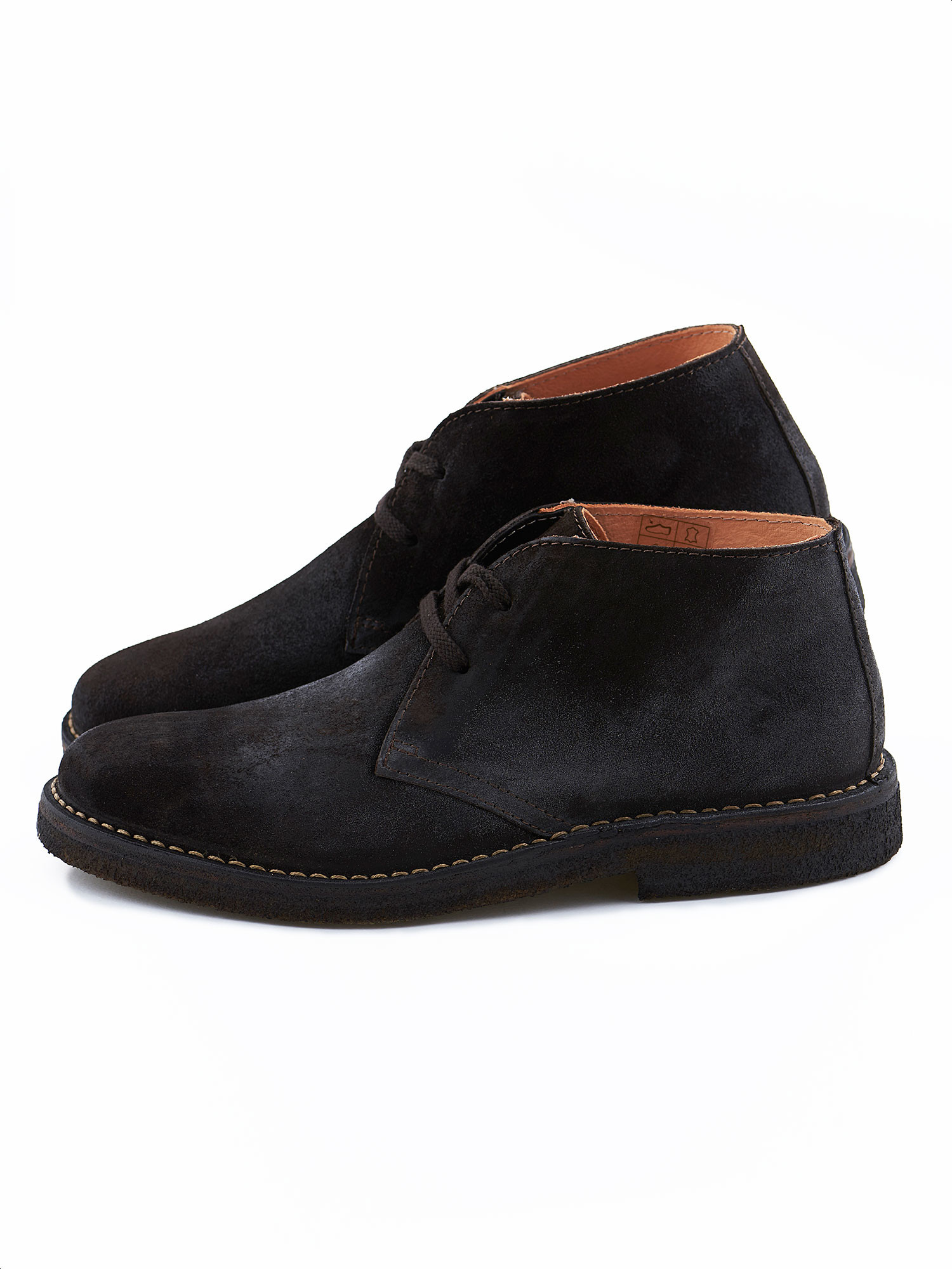 dark brown desert boots