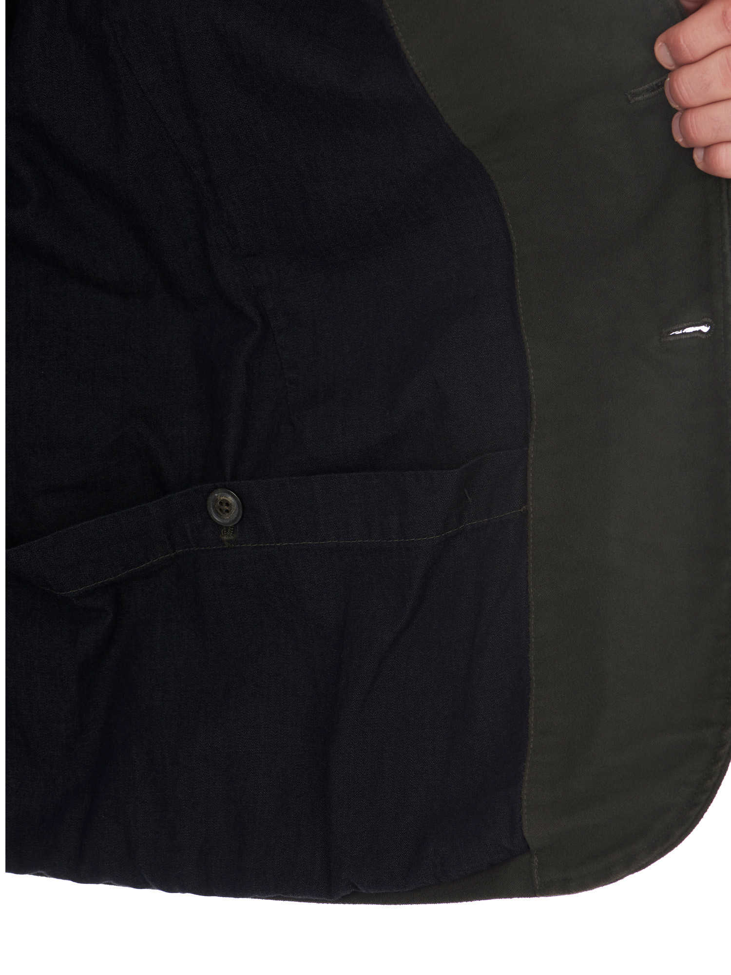Three Button Jacket in Black