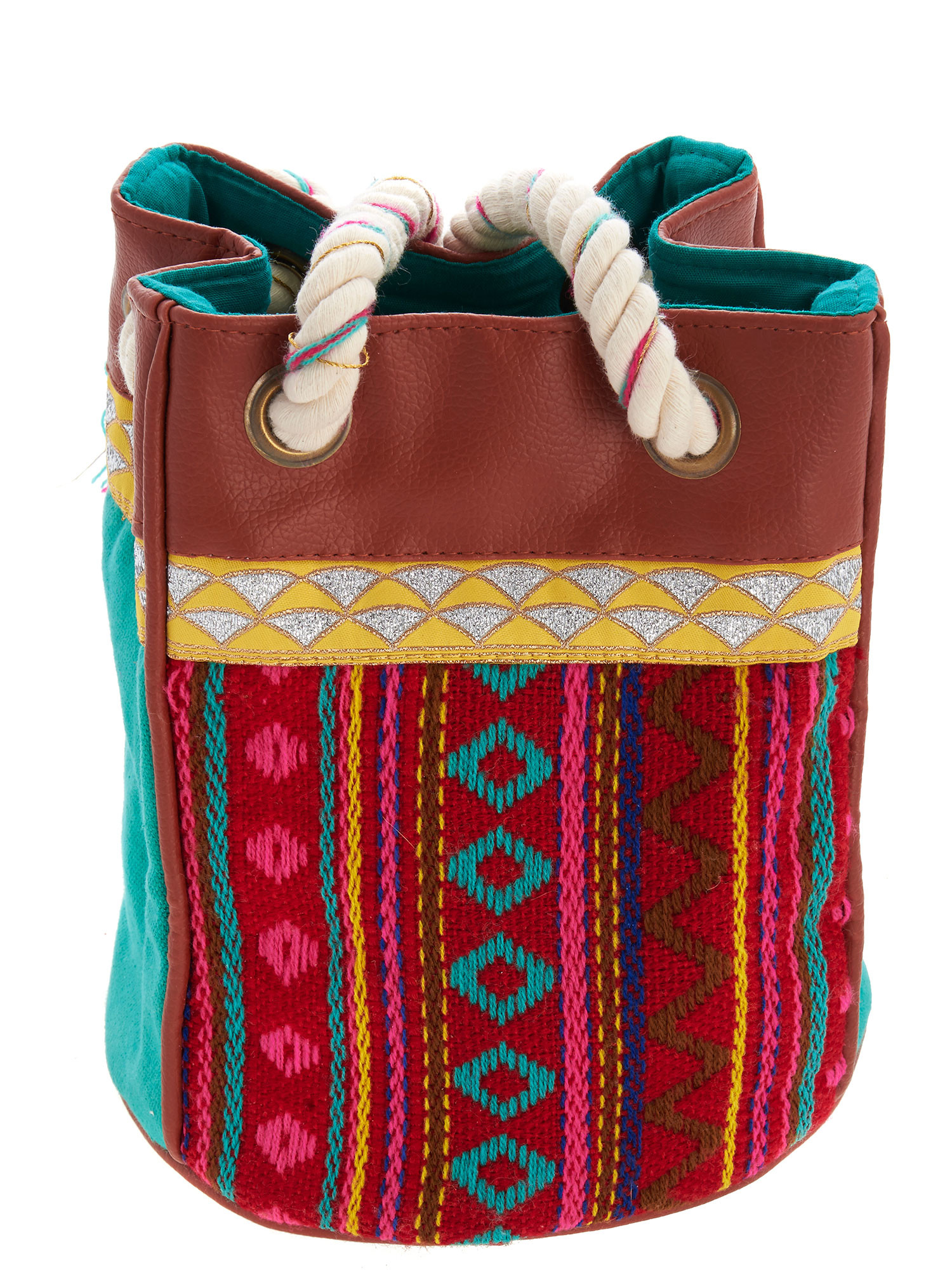 HIPANEMA Bagoo turquoise Satchel bag South American style