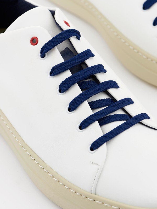 Wally Walker white and blue men's sneakers shoes