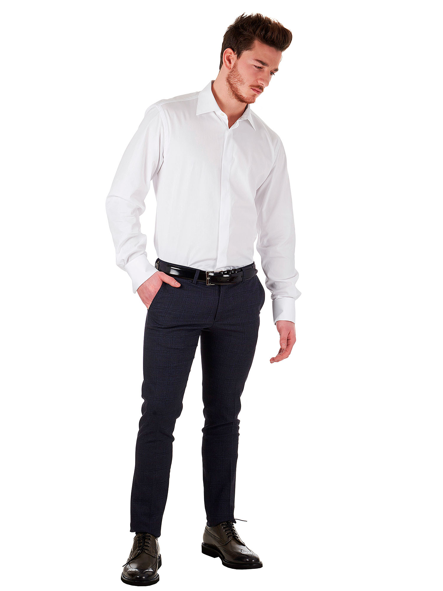 Tuxedo shirt classic collar Càrrel Made in Italy