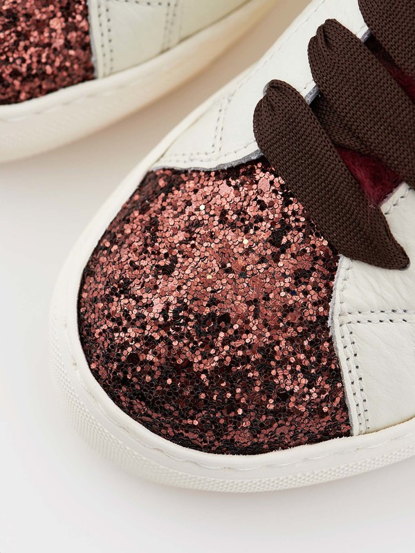 Red discount sequin sneakers